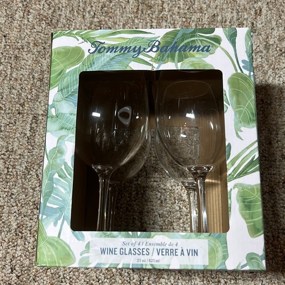 Tommy Bahama Dining Set Of Plastic Tommy Bahama Wine Glasses Poshmark